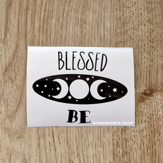 Blessed Be vinyl decal