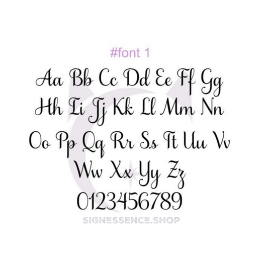Custom Name vinyl decal label