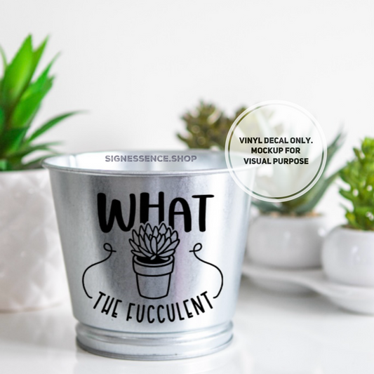 Plant vinyl decal