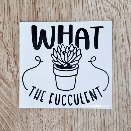 Plant vinyl decal